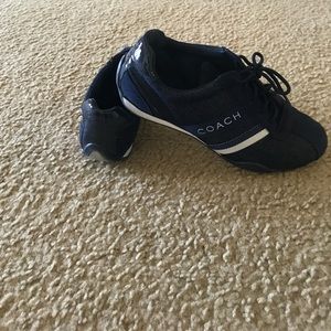 Coach sneakers (Jean/blue) size 7 fits 7.5.